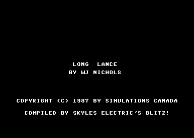Long Lance: A Computer Game of Tactical Naval Combat in the South Pacific 0