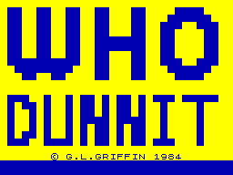 Whodunnit? 0